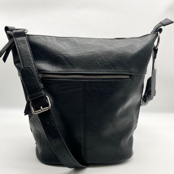 Joy Susan Black Large Crossbody Bag - Picture 2 of 10